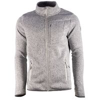 Knitted Fleece Light Grey Ανδρική Ζακέτα Fleece GTS