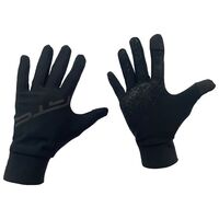 Run Gloves 2 Touch Finger Black Γάντια GTS