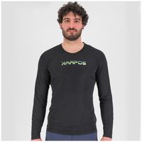Ανδρική Μπλούζα Loma Jersey LS Black/Jasmine Green Karpos