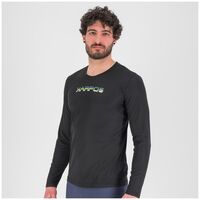 Ανδρική Μπλούζα Loma Jersey LS Black/Jasmine Green Karpos