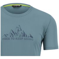 Ανδρικό T-Shirt Loma Print Jersey Smoke Blue/Bluefin Karpos