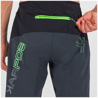 Ανδρική Βερμούδα Rapid Baggy Shorts Black/Dark Grey/Green Fluo Karpos