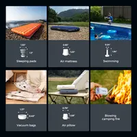 Τρόμπα Επαναφορτιζόμενη TINY PUMP 2X 3in1 Black Flextail