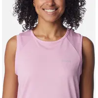 Bogata Bay Technical Tank Ροζ Γυναικείο Αμάνικο Τεχνικό Μπλουζάκι Columbia