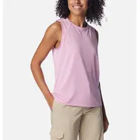 Bogata Bay Technical Tank Ροζ Γυναικείο Αμάνικο Τεχνικό Μπλουζάκι Columbia