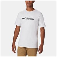 CSC Basic Logo™ Short Sleeve White Ανδρικό T-Shirt Columbia