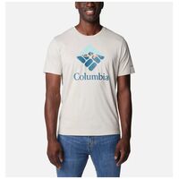M Rapid Ridge™ Graphic Tee Dark Stone Hood Nightscape Ανδρικό T-Shirt Columbia