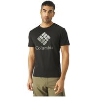 M Rapid Ridge™ Graphic Tee Hood Nightscape Μαύρο Ανδρικό T-Shirt Columbia