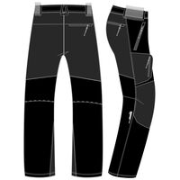 Ανδρικό Παντελόνι Pants Outdoor Pietri 605221M Black GTS