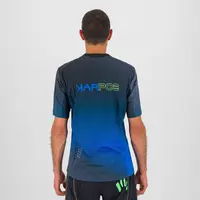 Ανδρικό T-Shirt Val Di Dentro Tee Black/Indigo B./Green Fluo Karpos