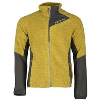 Jacket Waffle Highloft 302442M Curry Ανδρική Ζακέτα Fleece GTS