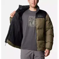 M Puffect™ III Jacket Stone Green/Black Ανδρικό Μπουφάν Columbia