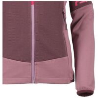 Scuba Mix Honey Comb 303042L Plum Γυναικεία Ζακέτα Fleece GTS