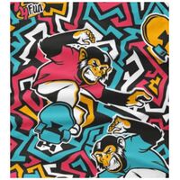 4Fun Μαντήλι Λαιμού με Fleece Polartec Zigzag