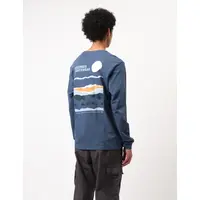 M Explorers Canyon™ LS T-Shirt Dark Mountain/Torn Sunscape Ανδρικό Μακρυμάνικο Columbia