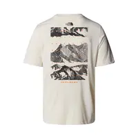 Κοντομάνικο The North Face Ανδρικό Foundation Mountains Faces Tee White Dune