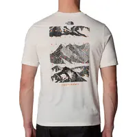 Κοντομάνικο The North Face Ανδρικό Foundation Mountains Faces Tee White Dune