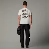 Κοντομάνικο The North Face Ανδρικό Foundation Mountains Faces Tee White Dune