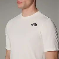 Κοντομάνικο The North Face Ανδρικό Foundation Mountains Faces Tee White Dune