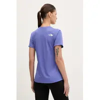 W Flex S/S Tee Reg Indigo Plum Γυναικείο T-Shirt The North Face
