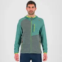 Ζακέτα Fleece Karpos Ανδρική Camoscio FZ Forest/North Atlantic