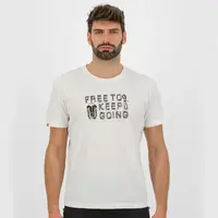 Κοντομάνικο Μπλουζάκι Karpos Ανδρικό Crocus T-Shirt White