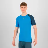 Κοντομάνικο Μπλουζάκι Karpos Ανδρικό Dinamico Octa T-Shirt Diva Blue/Midnight