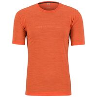 Κοντομάνικη Μπλούζα Merino Karpos Αντρική Easyfrizz Spicy Orange