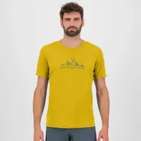 Κοντομάνικο Karpos Ανδρικό Loma Print T-Shirt Lemon Curry
