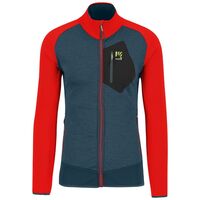 Ζακέτα Fleece Karpos Ανδρική Odle Stargazer/Fiery Red