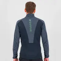 Ζακέτα Fleece Karpos Ανδρική Pizzocco Evo Black/Ombre Blue/Jasmine Green