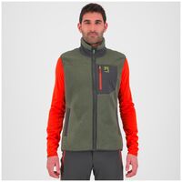 Γιλέκο Fleece Karpos Ανδρική 80s Vest Thyme/Black Sand