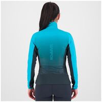 Ζακέτα Fleece Karpos Γυναικεία Croderes Vulcan/Blue Atoll