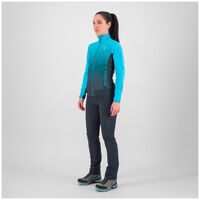 Ζακέτα Fleece Karpos Γυναικεία Croderes Vulcan/Blue Atoll