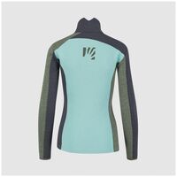 Μπλούζα Fleece Karpos Γυναικεία Federa FZ Aqua Sky/Black Sand/Thyme