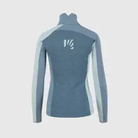 Μπλούζα Fleece Karpos Γυναικεία Federa 1/2 Zip Bering Sea/Mountain Spring