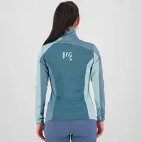 Μπλούζα Fleece Karpos Γυναικεία Federa 1/2 Zip Bering Sea/Mountain Spring
