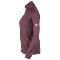 Ζακέτα Fleece GTS Γυναικεία Waffle Brushed Plum