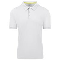 Κοντομάνικη Polo GTS Ανδρική Burano Polo Pique Tech White
