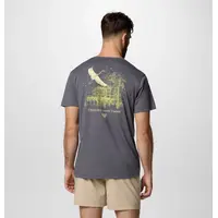 Κοντομάνικο Columbia Ανδρικό PFG Uncharted™ Graphic Tee Shark Heather/PFG Swamp Shack