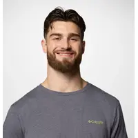 Κοντομάνικο Columbia Ανδρικό PFG Uncharted™ Graphic Tee Shark Heather/PFG Swamp Shack