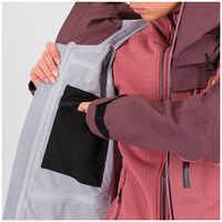 Αδιάβροχη Μεμβράνη Karpos Γυναικεία Midi Shell Deco Rose/Huckleberry