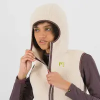 Αμάνικο Fleece Karpos Γυναικείο Moiazza Retro Hoodie W Vest Oat/Huckleberry