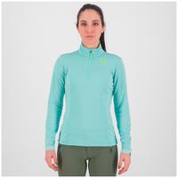 Μπλούζα Fleece Karpos Γυναικεία Pizzocco 1/2 Zip Aqua Sky