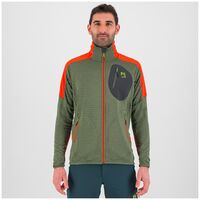 Ζακέτα Fleece Karpos Ανδρική Puez Thyme/Spicy Orange