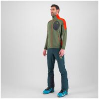 Ζακέτα Fleece Karpos Ανδρική Puez Thyme/Spicy Orange