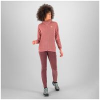 Ζακέτα Fleece Karpos Γυναικεία Rocchetta Hoodie Deco Rose