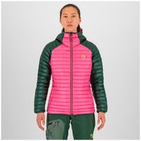 Πουπουλένιο Μπουφάν Karpos Γυναικείο Alagna Down Fundango Pink/Jungle Green