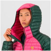Πουπουλένιο Μπουφάν Karpos Γυναικείο Alagna Down Fundango Pink/Jungle Green