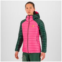 Πουπουλένιο Μπουφάν Karpos Γυναικείο Alagna Down Fundango Pink/Jungle Green